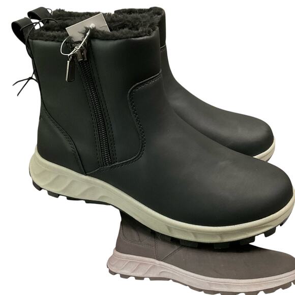 Khombu Women’s Black All Weather Boots Size 7 NIB - Picture 2 of 6